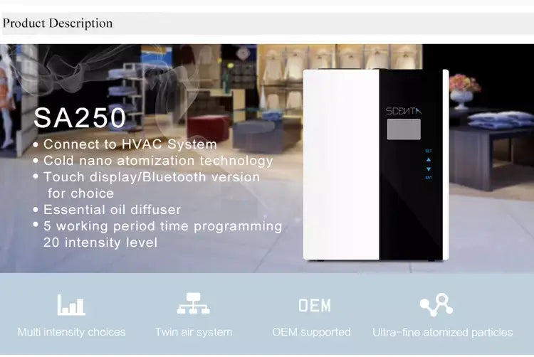 Classic scent diffuser -500ml - Medium - SA250 - product description