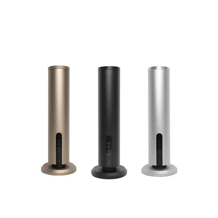 Three Free Stand scent diffuser - Mini - 120ml - Rechargable lithium battery in colors gold, black, and silver